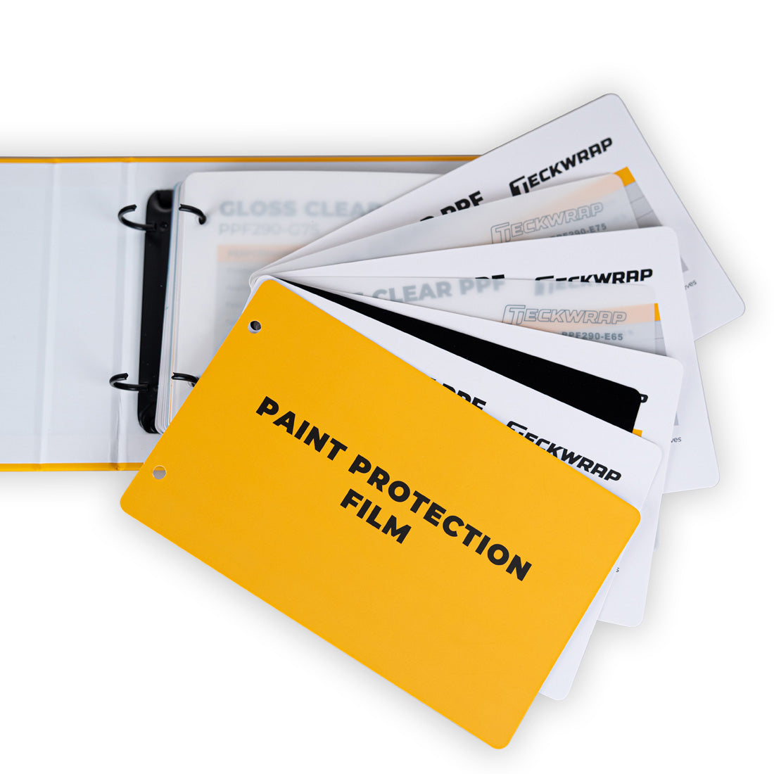Teckwrap PPF 및 창 필름 샘플 북