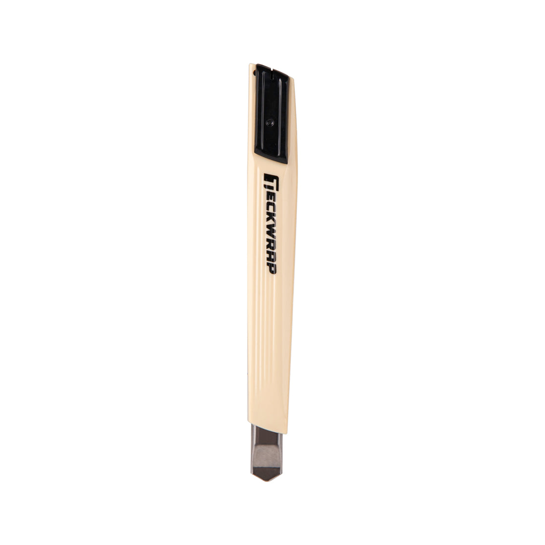 TeckWrap 9mm Utility Knife with beige handle – durable snap-off blade for car wraps, vinyl, and DIY use.