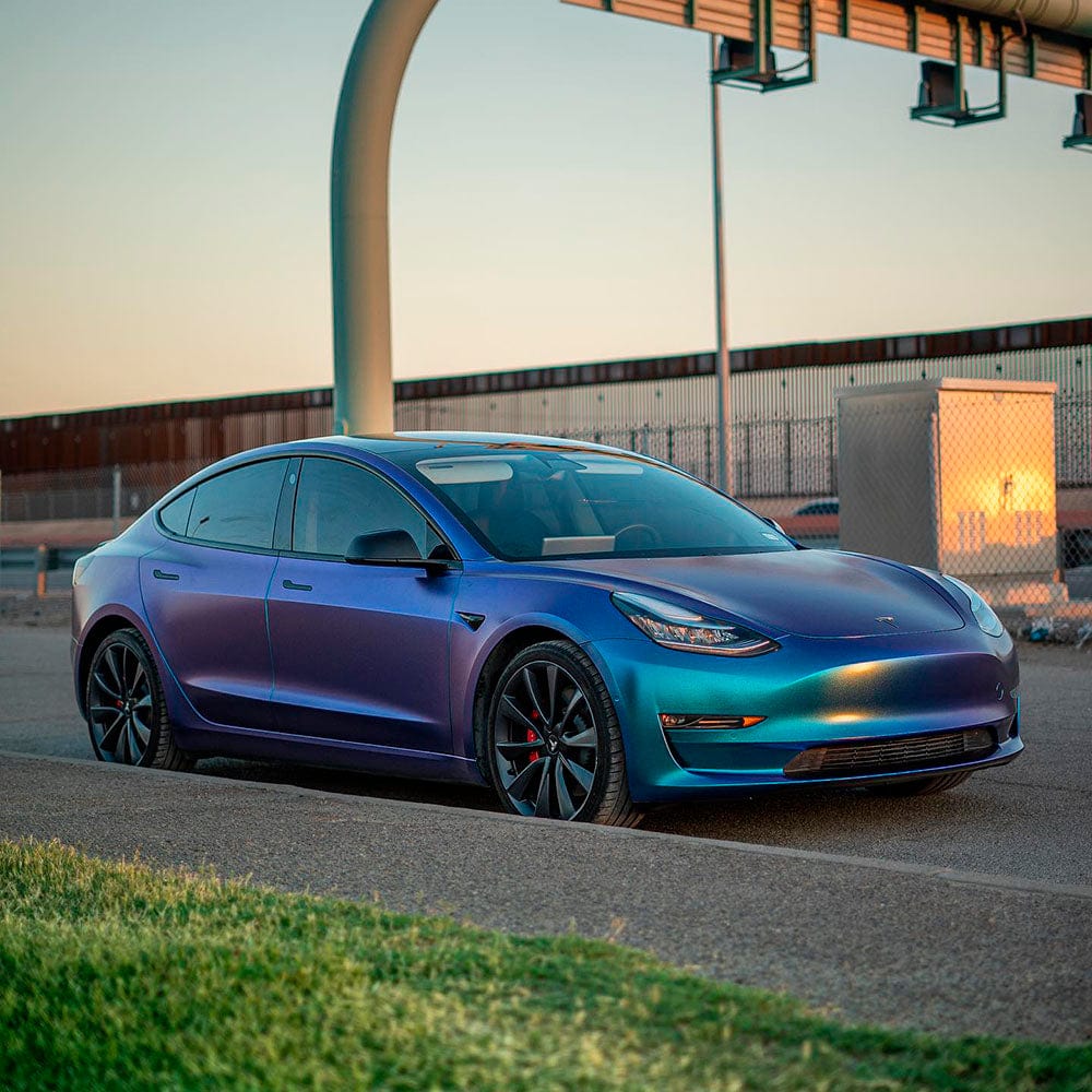 Purple Indigo Malachite Vinyl Wrap