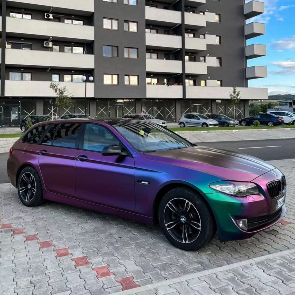 Purple Indigo Malachite Vinyl Wrap