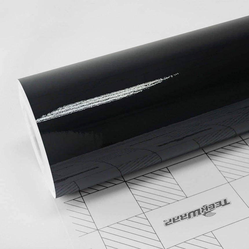 Teckwrap Gloss 1.52*3m (60*118", 5*9.8ft, 1.6*3.3yd) / Black (CG01) Black (CG01) Vinyl Wrap