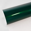 TeckWrap Hunter Green (GAL29-HD) glossy vinyl wrap roll showcasing a deep, reflective green shade ideal for car wraps.