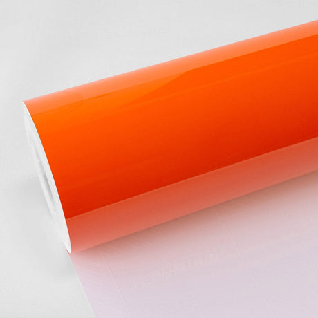 Tangerine Orange Gloss Vinyl Wrap Roll CG40-HD by TeckWrap – Vibrant Finish