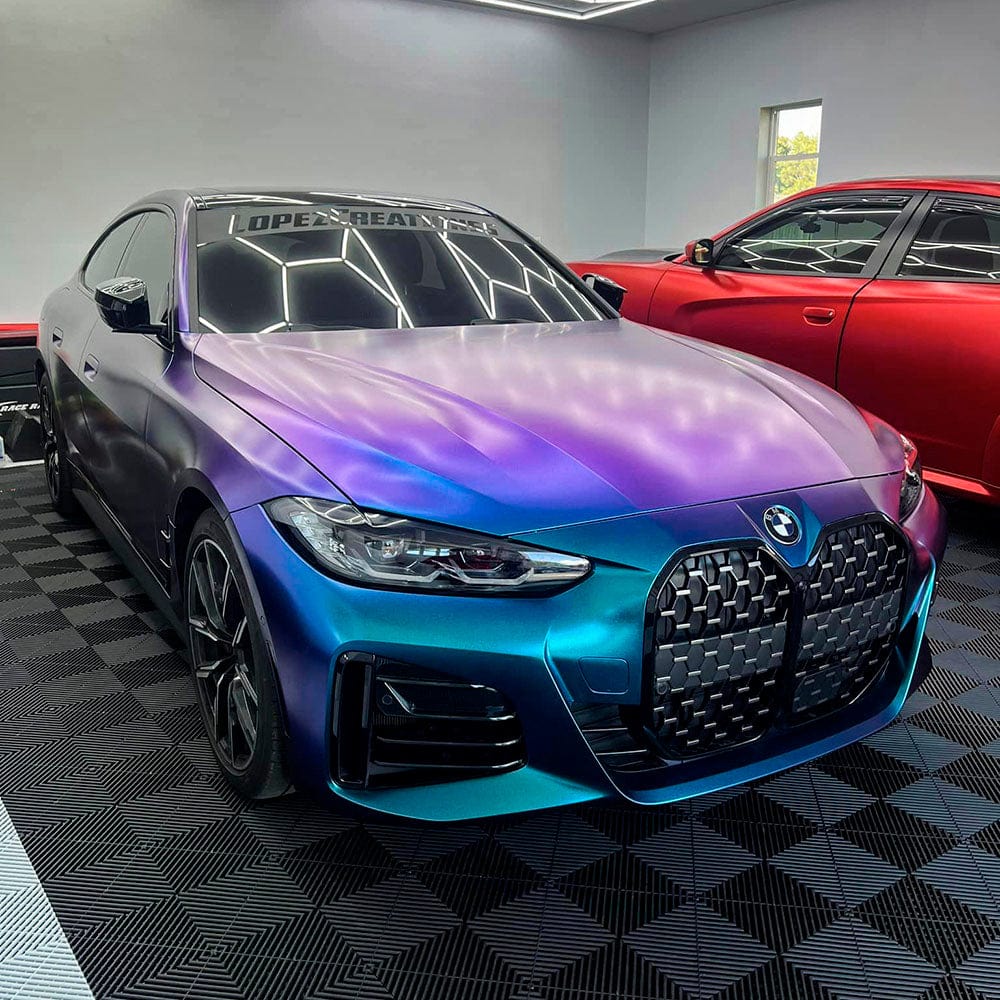 Matte Purple Blue Vinyl Wrap