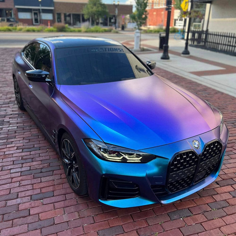 Matte Purple Blue Vinyl Wrap