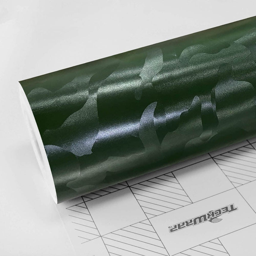 Ghost Military Green (RCF06) Vinyl Wrap - High Quality Car Wraps, vinyl wraps, supper matte & high-gloss colors - Teckwrap