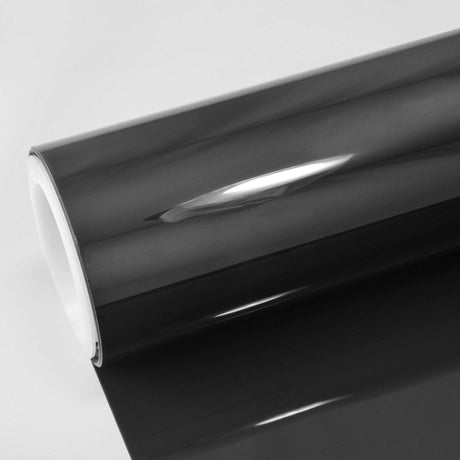 TeckWrap Ionix I15-2mil window film in diamond black finish, engineered for high solar energy rejection, UV protection, and sleek privacy enhancement with 2-mil thickness durability.