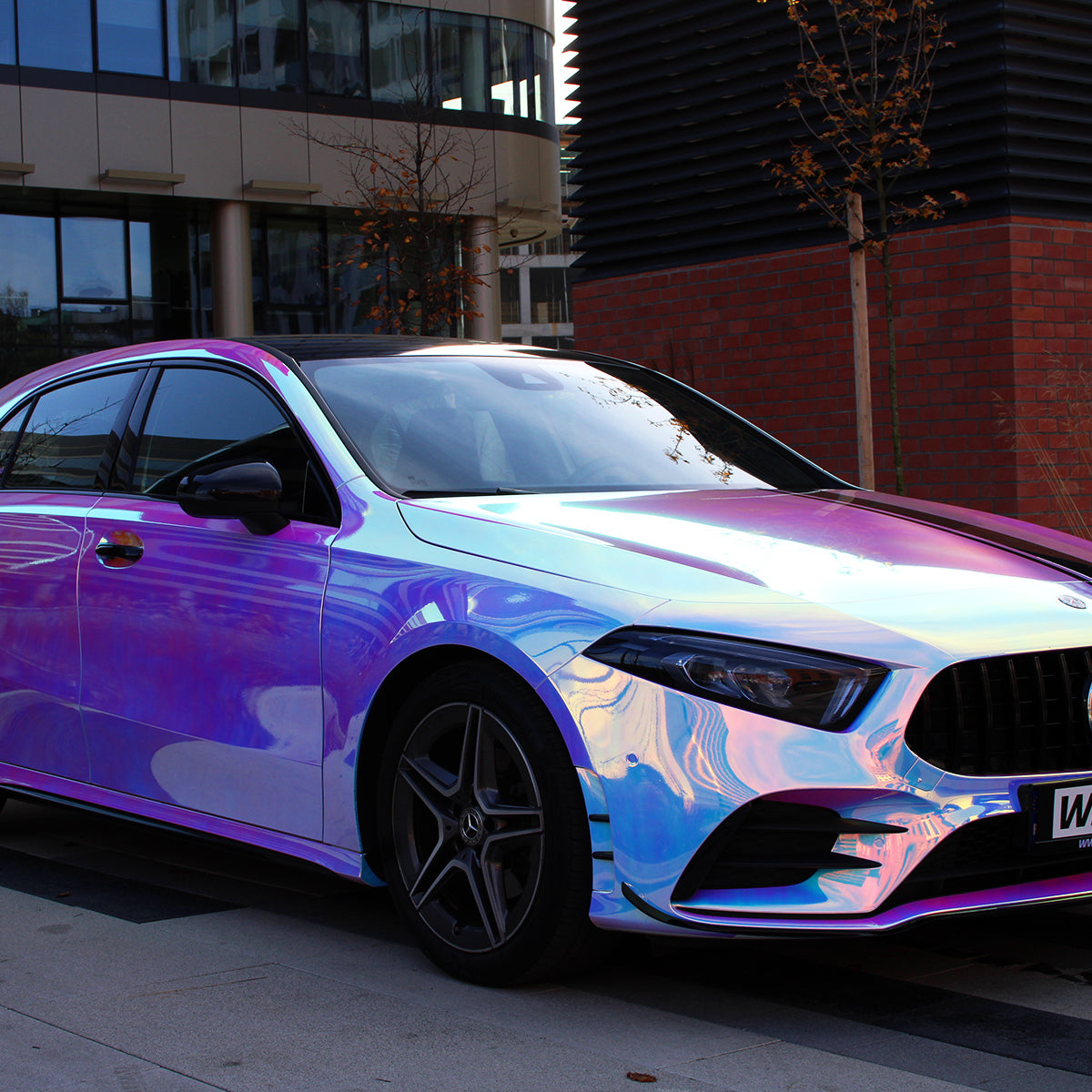 Chrome vinyl wrap Take the scratches away TeckWrap Teckwrap