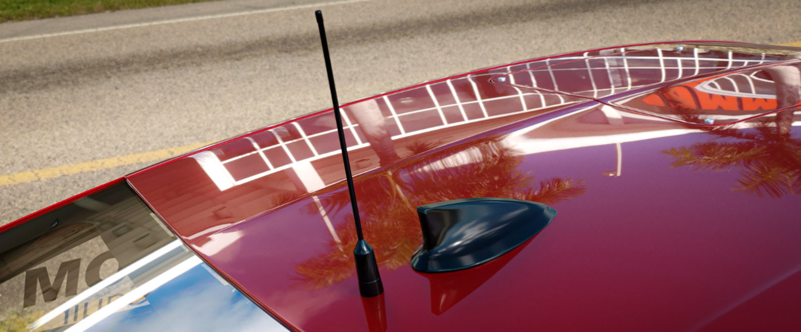 Make Bad Cut of Vinyl Around Antenna Good again