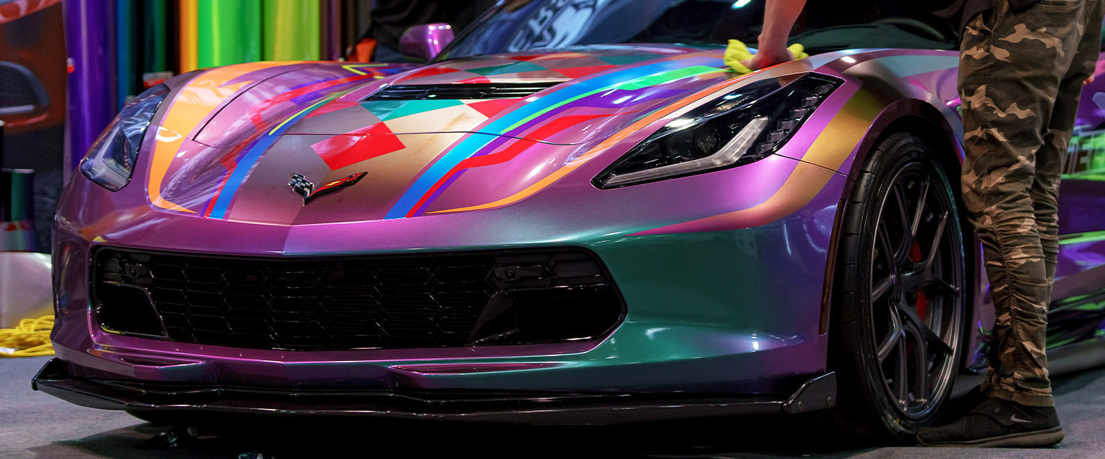 Wrapping with pre-cut vinyl film | TeckWrap