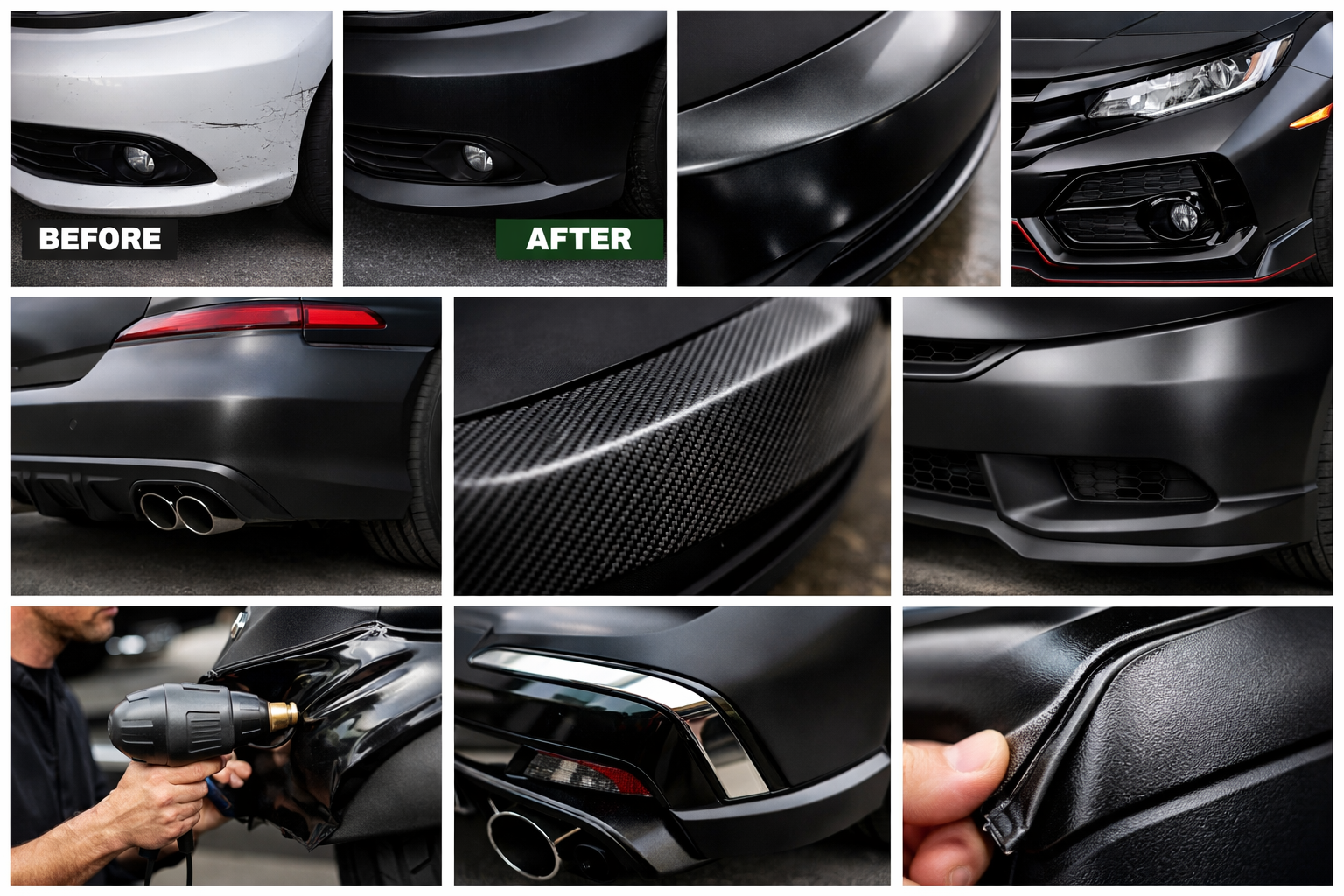 Vinyl Wrap for Bumpers