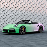Purple to Green Gradient Custom Printed Vinyl Wrap