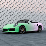 Purple to Green Gradient Custom Printed Vinyl Wrap