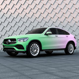 Purple to Green Gradient Custom Printed Vinyl Wrap