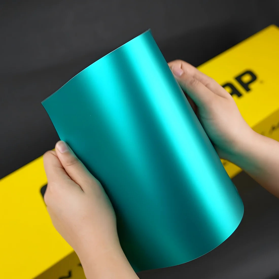 TeckWrap A4 Samples / GREEN VINYL WRAP