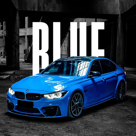 Blue Vinyl Wrap