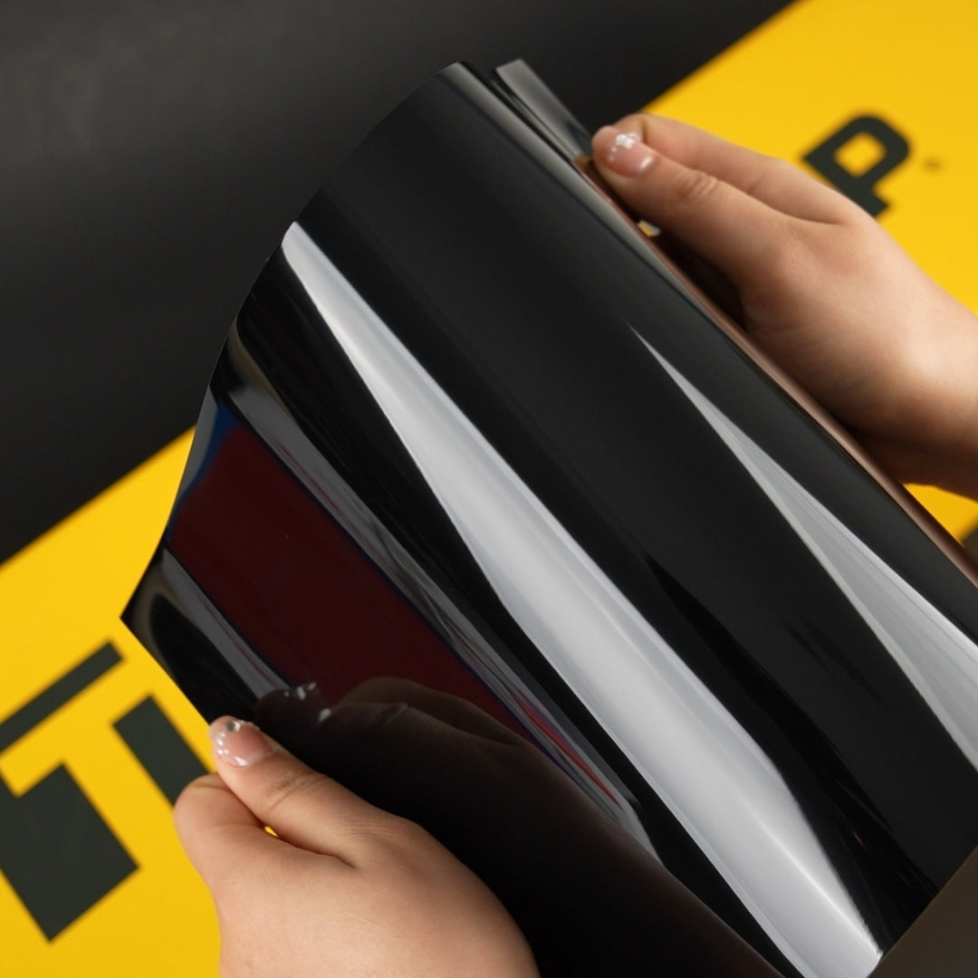 TeckWrap A4 Samples / BLACK VINYL WRAP