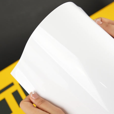 Teckwrap A4 muestras / envoltura de vinilo blanco