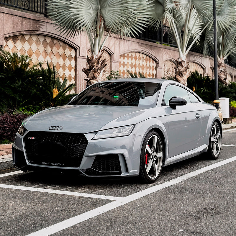 High Gloss True Nardo Grey Vinyl Wrap