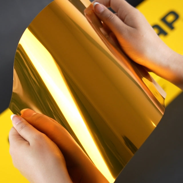 TeckWrap A4 Samples / GOLD VINYL WRAP - Samples