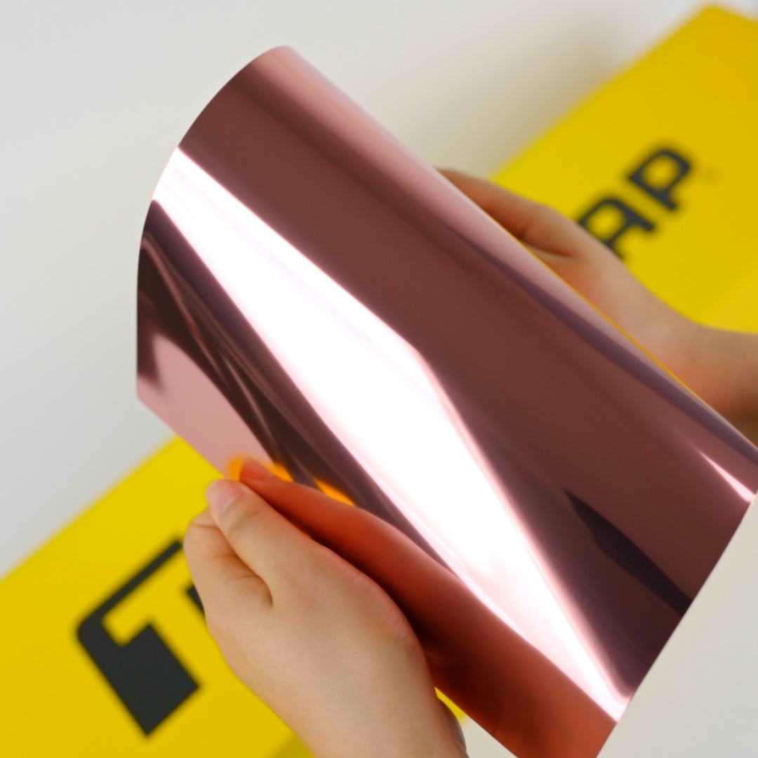 Teckwrap A4 muestras / envoltura de vinilo rosa