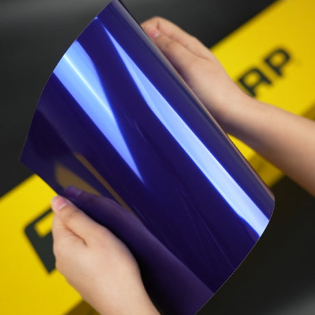 TeckWrap A4 Samples / BLUE VINYL WRAP