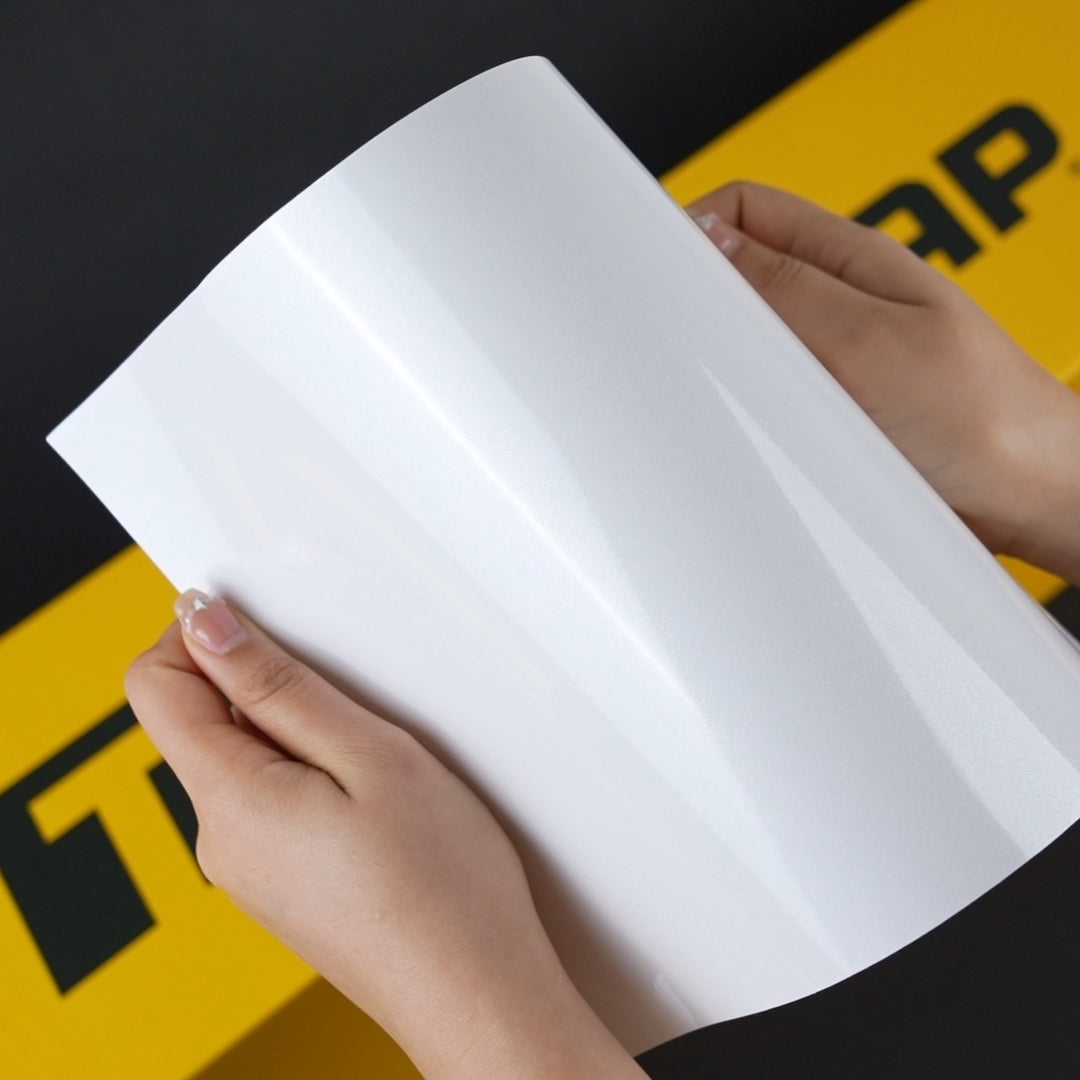 TeckWrap A4 Samples / WHITE VINYL WRAP - Samples