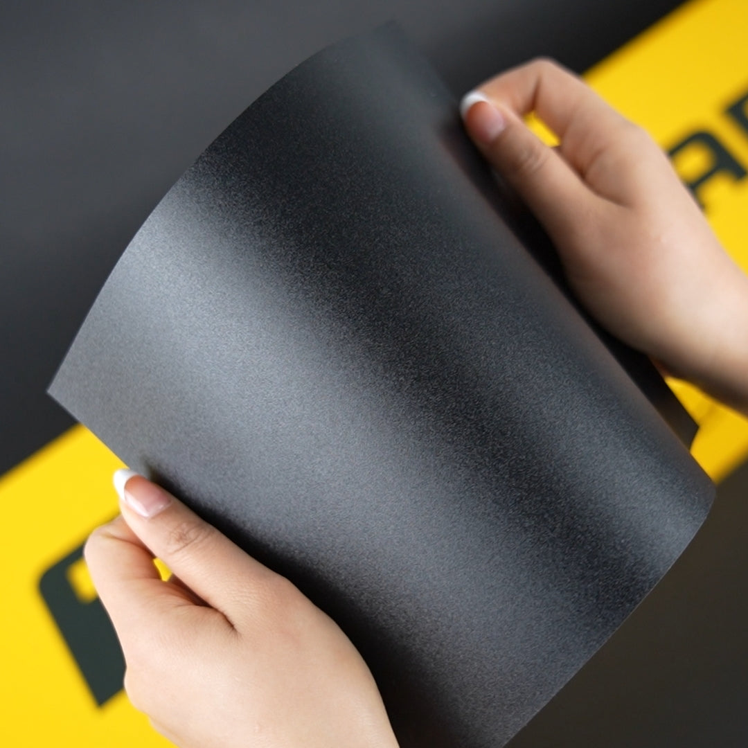 Teckwrap A4 Proben / schwarze Vinylverpackung