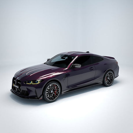 Gloss Deep Purple Black Plum Metallic Paint Protection Film (CPX414)