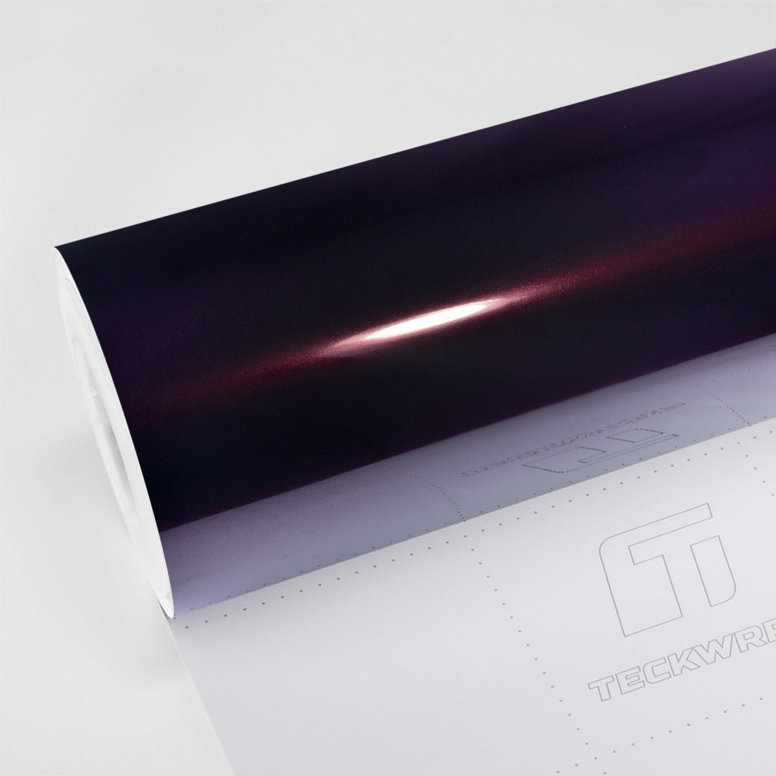 TeckWrap Black Plum Metallic PPF | Gloss Deep Purple Paint Protection Film (CPX414)