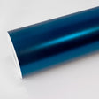 Shadow Blue mirror chrome vinyl car wrap - Reflective TeckWrap cast series film CSC06