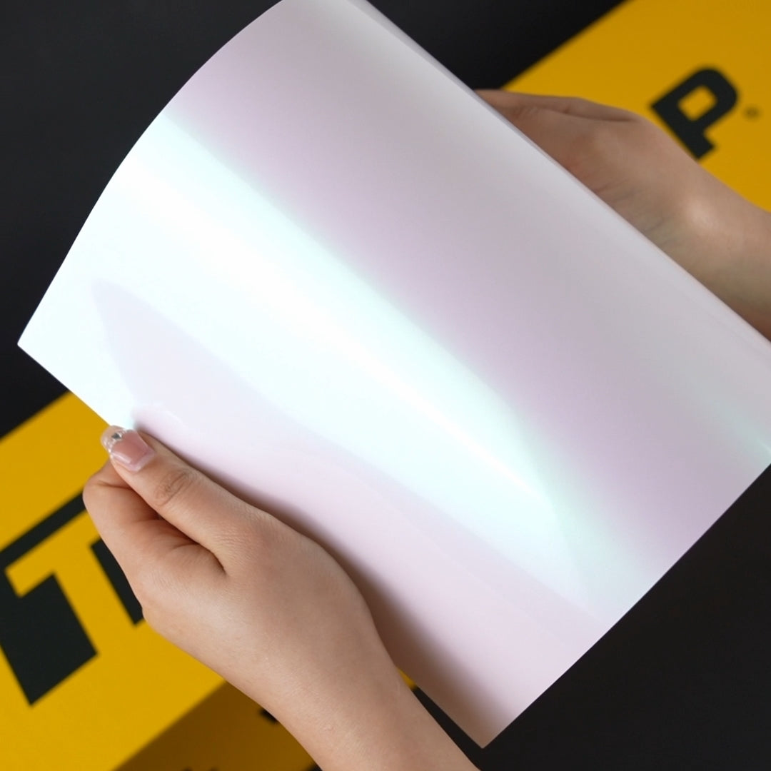 TeckWrap A4 Samples / WHITE VINYL WRAP - Samples