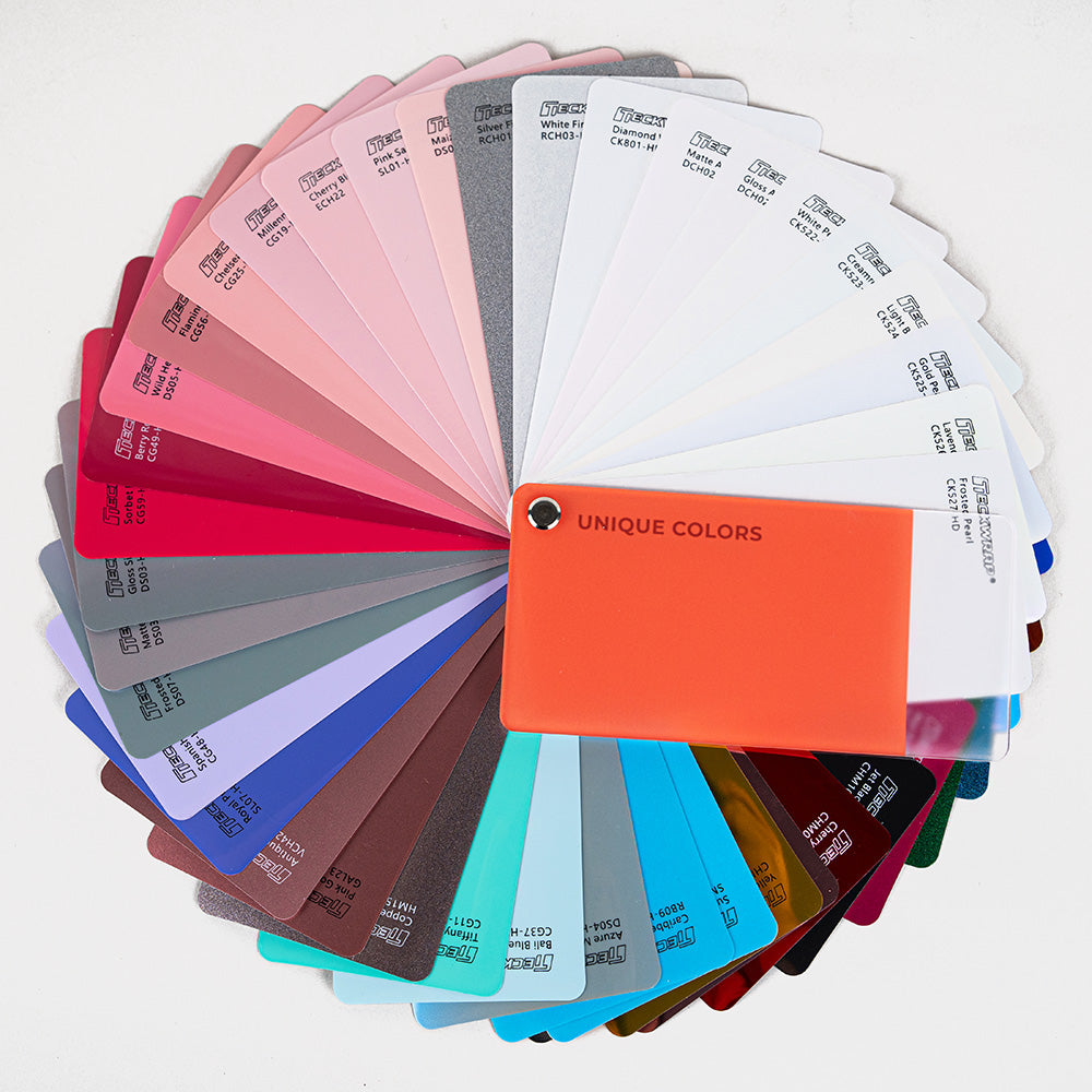 TeckWrap Color Swatches 2024 + TeckWrap PPF & Window Film Sample Book