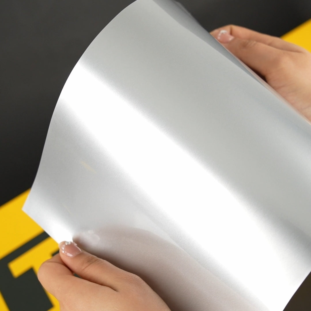 TeckWrap A4 Samples / SILVER VINYL WRAP - Samples