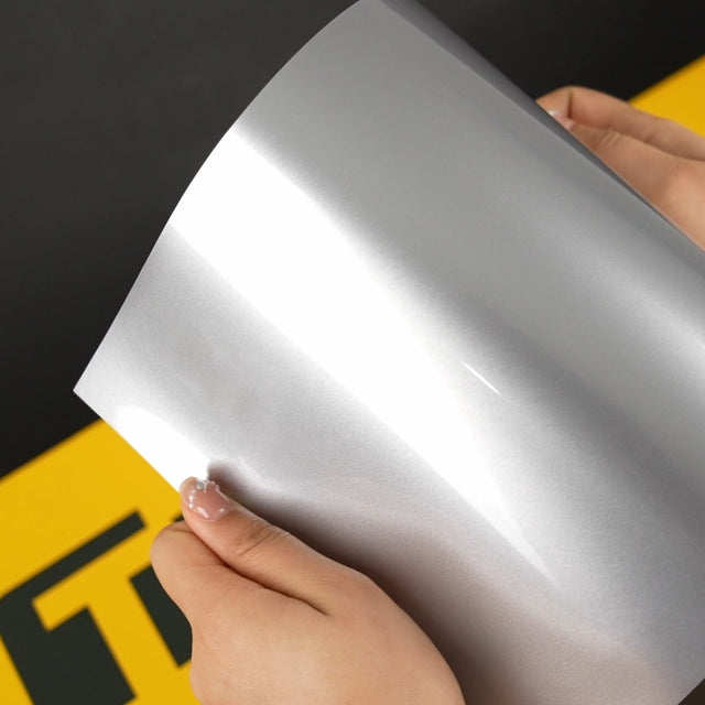 TeckWrap A4 Samples / SILVER VINYL WRAP - Samples