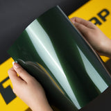 Teckwrap A4 muestras / envoltura de vinilo verde