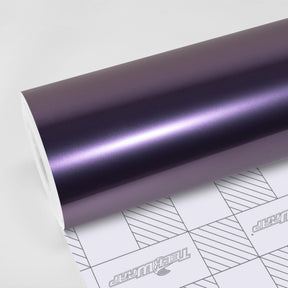 Glossy Titanium Violet TeckWrap Vinyl Wrap roll – premium high-gloss car wrap in a deep violet shade with smooth finish