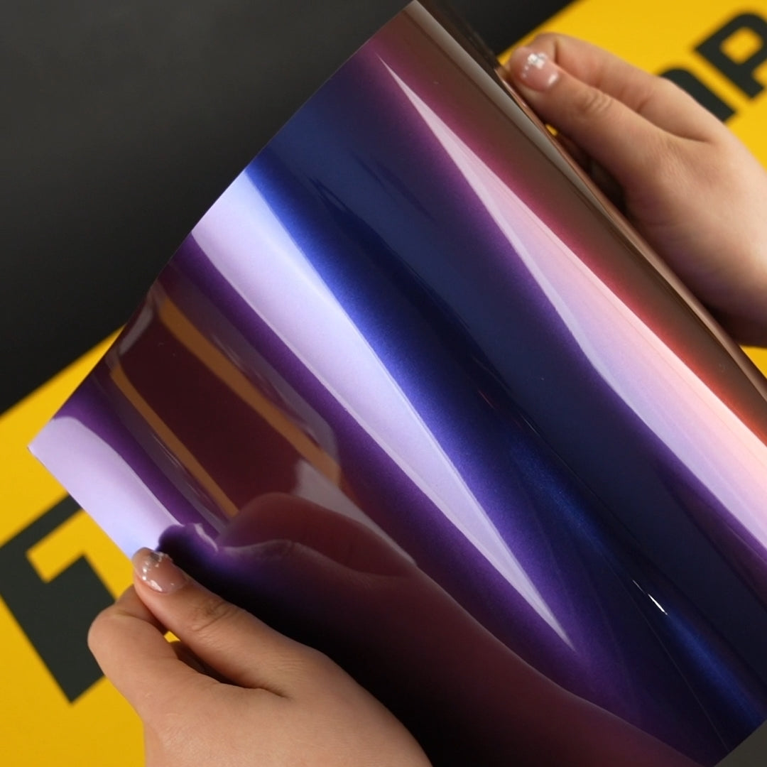 TeckWrap A4 Samples / PURPLE VINYL WRAP 2 - Samples