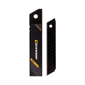 Close-up of TeckWrap 18mm 60° spare blade and case, 10-pack for accurate trimming and vinyl detailing