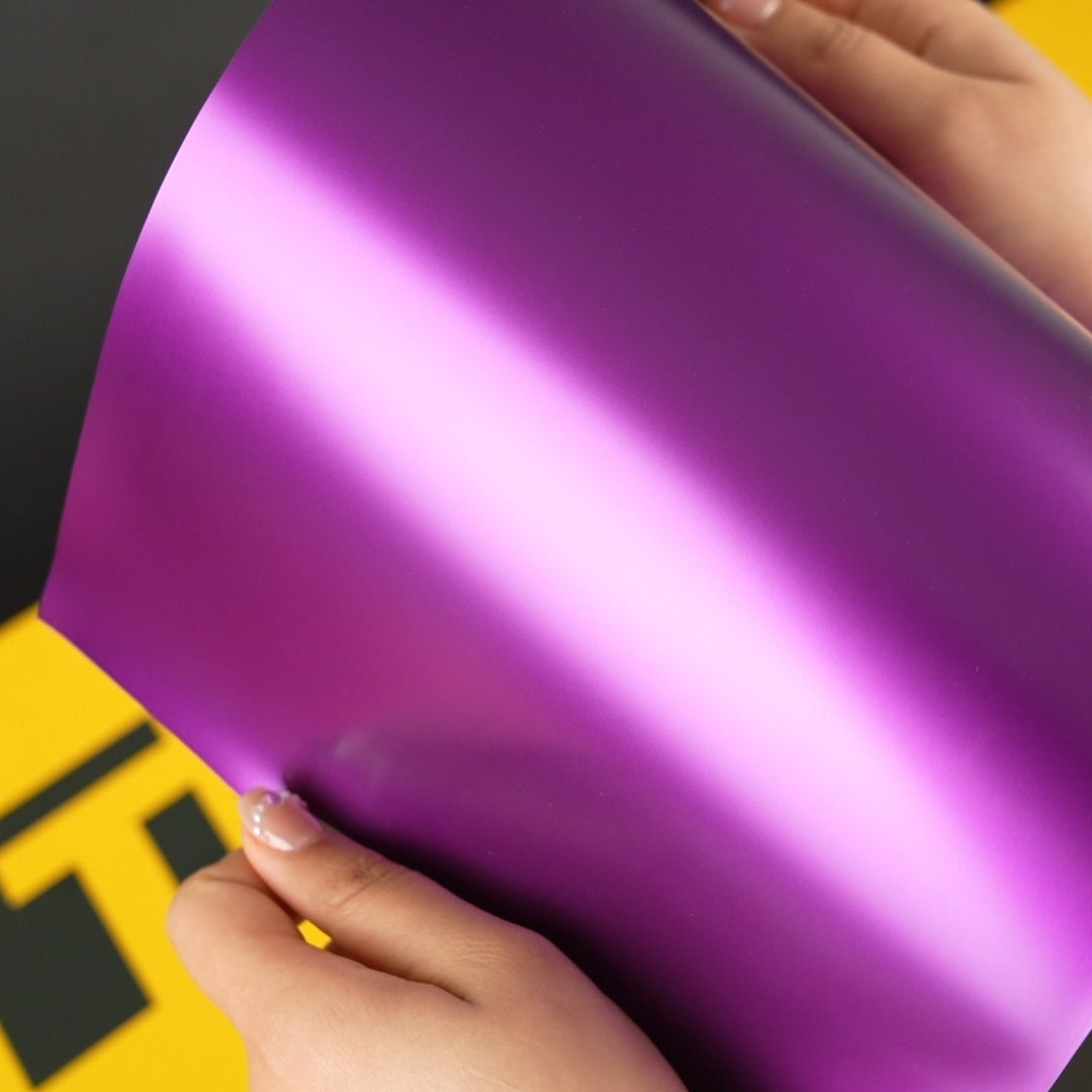 TeckWrap A4 Samples / PURPLE VINYL WRAP 2 - Samples