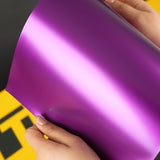 TeckWrap A4 Samples / PURPLE VINYL WRAP 2 - Samples