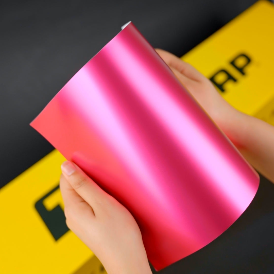 Teckwrap A4 Proben / rosa Vinylverpackung