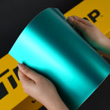 Teckwrap A4 muestras / envoltura de vinilo verde