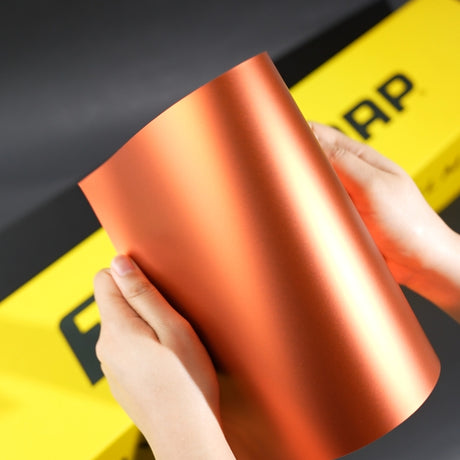 TeckWrap A4 Samples / ORANGE VINYL WRAP