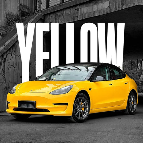 Yellow Vinyl Wrap