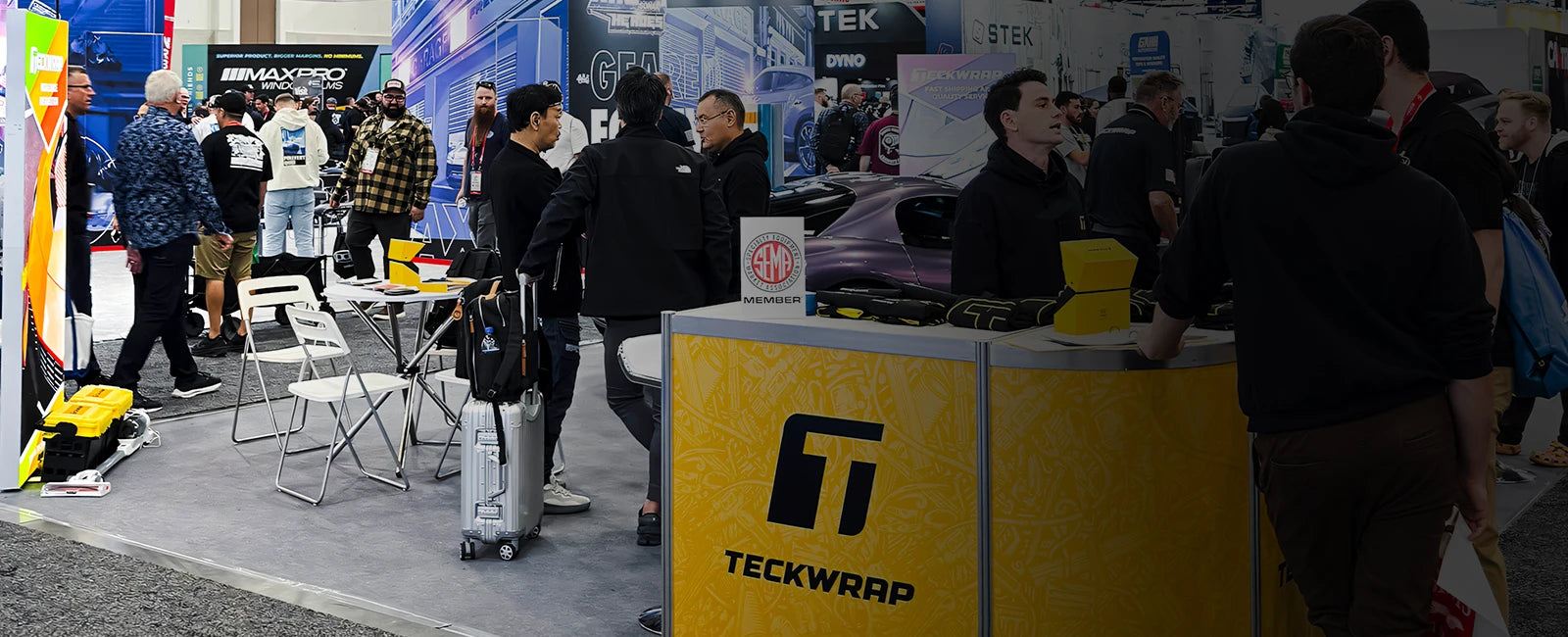 TeckWrap 전시 현장
