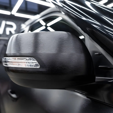 Carbon Brushed Black Vinyl Wrap (BM04)