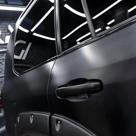 Carbon Brushed Black Vinyl Wrap (BM04)