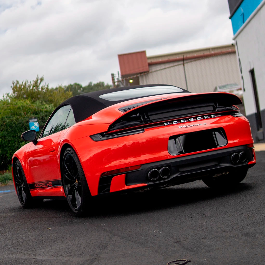 Super Gloss Orange Lava Orange Vinyl Wrap (CG24-HD)