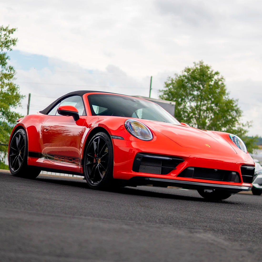Super Gloss Orange Lava Orange Vinyl Wrap (CG24-HD)